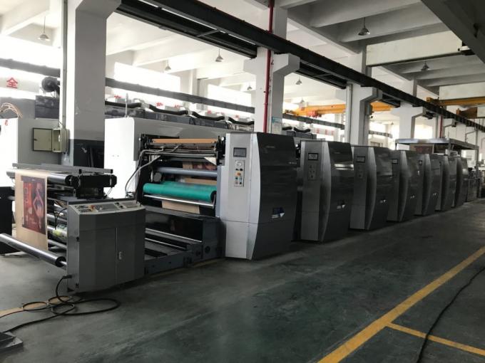 Fully Automatic Kraft Paper Flexo Printer with Water Based Ink 6 Colors Petal Type 1