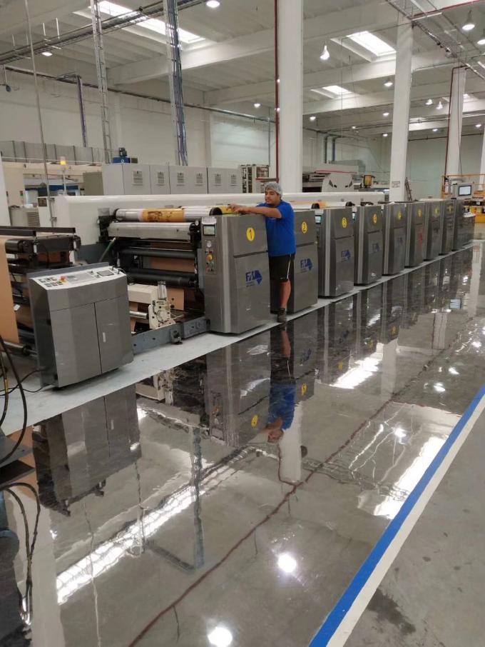 High Speed CE Automatic Hot Air IR Drying 6 Color Roll To Roll Flexo Printing Machine 2