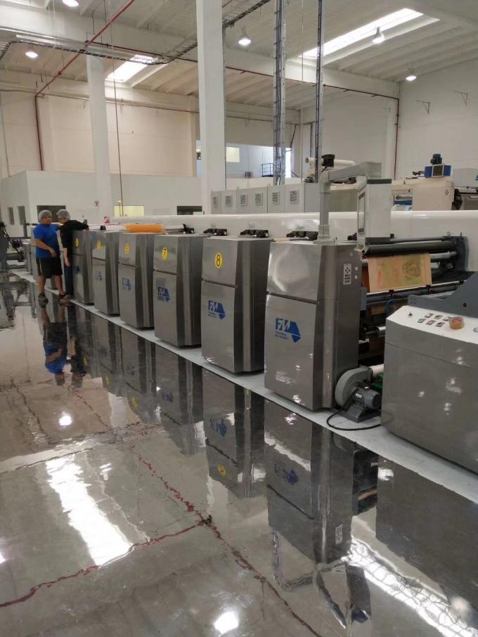 High Speed CE Automatic Hot Air IR Drying 6 Color Roll To Roll Flexo Printing Machine 3