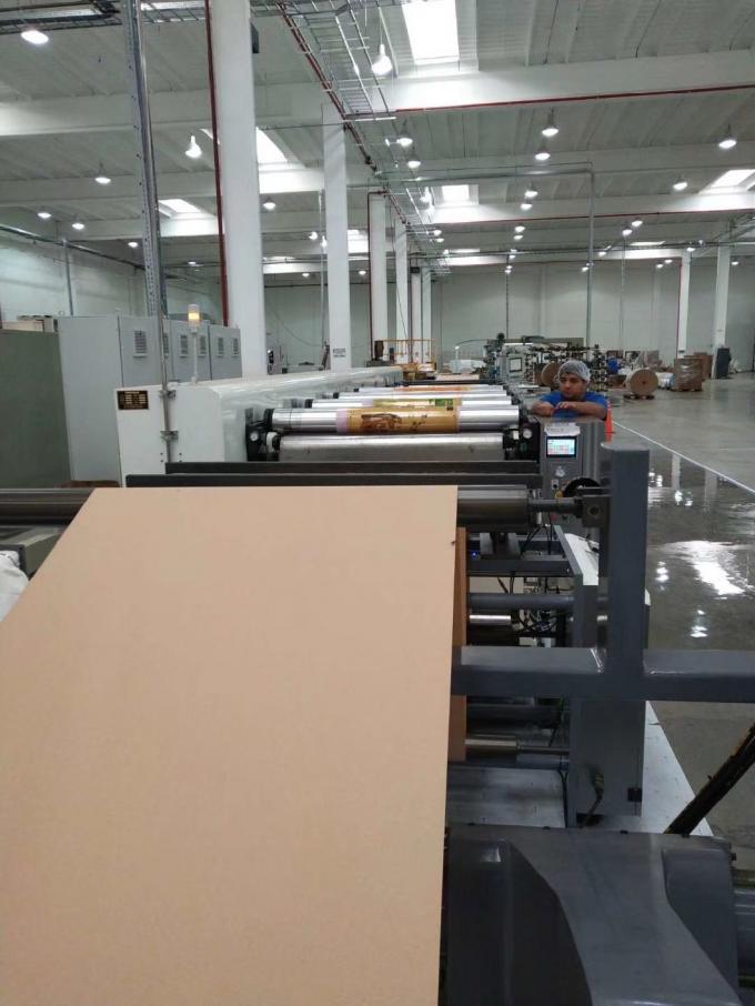 High Speed CE Automatic Hot Air IR Drying 6 Color Roll To Roll Flexo Printing Machine 4