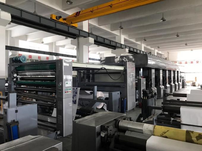 Water Based Ink Wide Range Single Faced Carton Preprint Flexographic Printing Machine 2