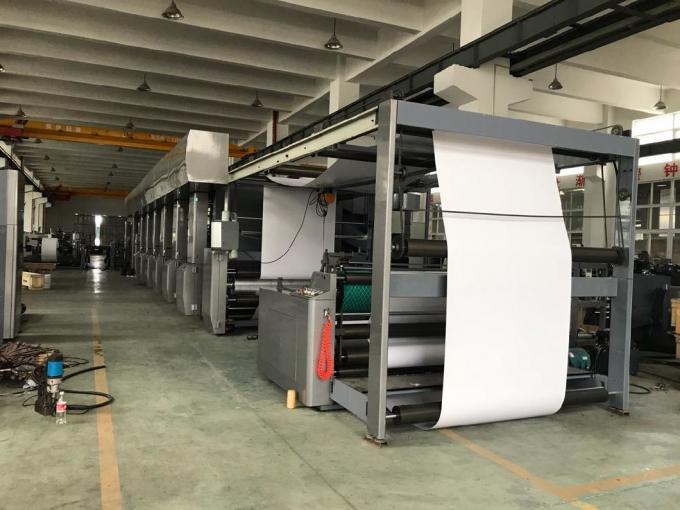 Water Based Ink Wide Range Single Faced Carton Preprint Flexographic Printing Machine 7