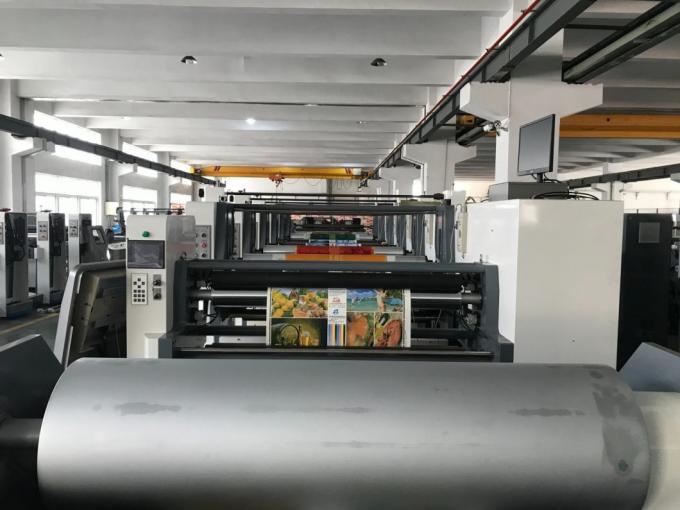Hot Air IR Drying Art Paper / Chrome Paper Flexo Printing Press for Customized Requests 5