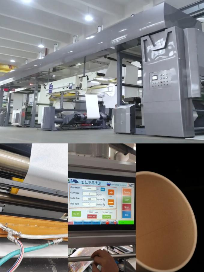 Fully Automatic No Plastic Coating Machine Air Doctor Coater For Environmentally Friendly 0
