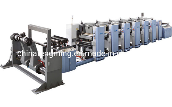 Good price 5 Color Flexographic Printing Machine With UV IR Dryer And Shipping Cost Information online