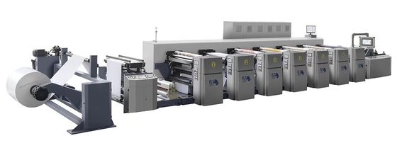 Good price Unit Type Structure Laminated Paper Flexo Printing Machine for Single Faced Printing online