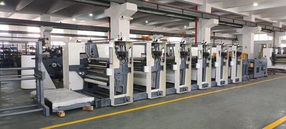 Good price Flexographic Printers 4 Colors Flexo Press Label Printing Machine For Paper Cup online