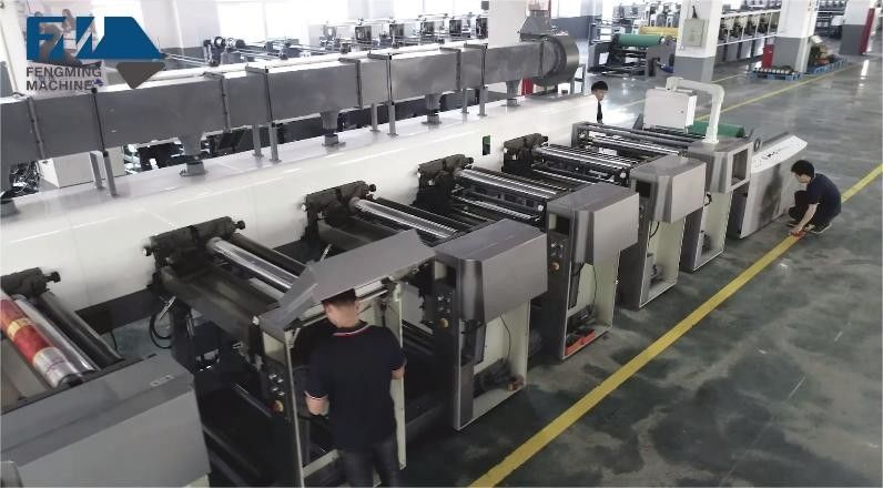 Sleeve Type Flexo Printing Machine with Auto Loading and Unloading System