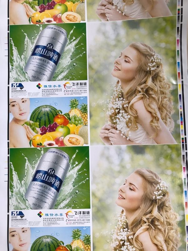 Water Based Ink 6 Color Inline Type Servo Control Flexo Printing Machine for Printing