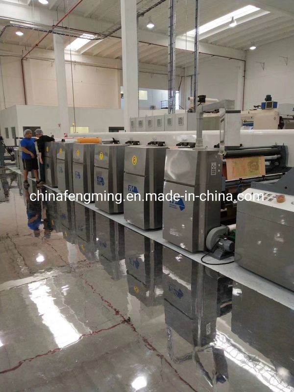 Multi-Color Paper Cup/Bag Printing Machine with Rotary Letterpress Embossing Structure