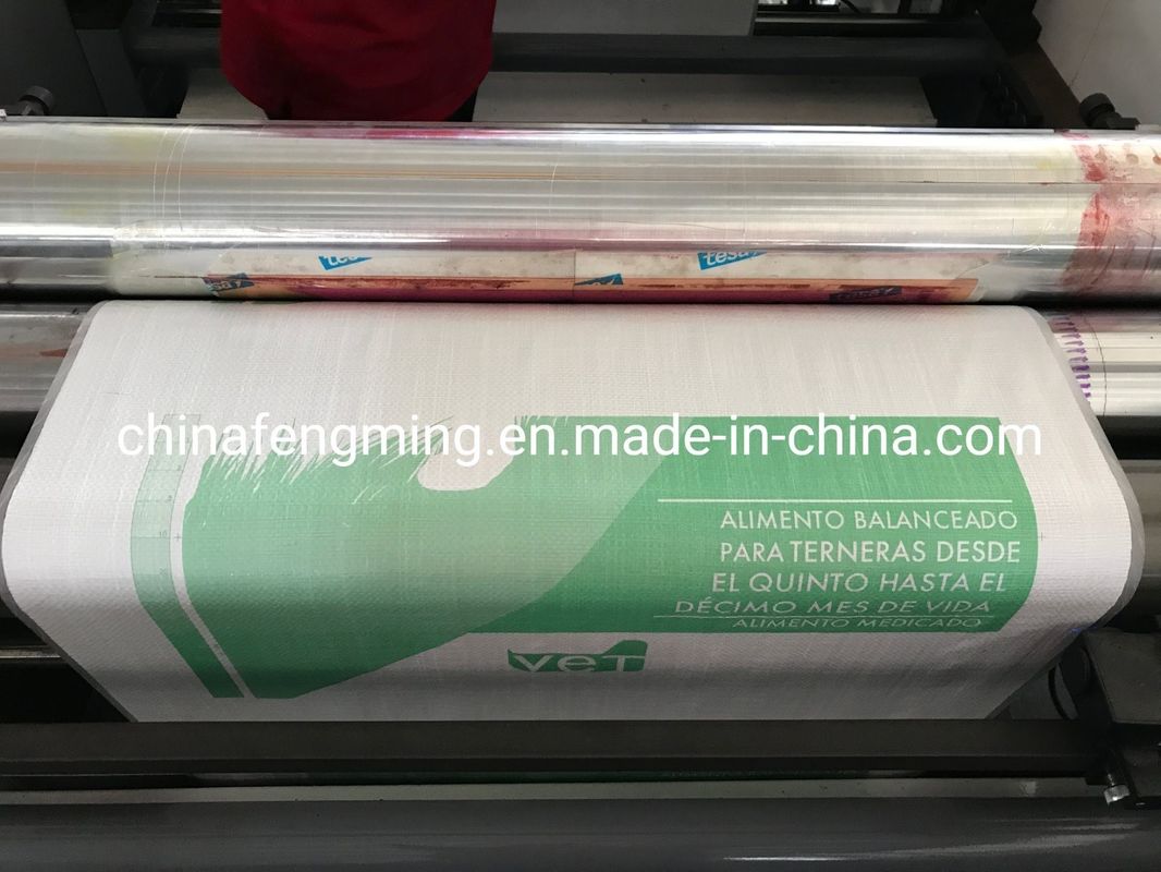 CE ISO9001 FM Series Four-Color Flexographic Printing Machine 200m/Min Gearing 1/8cp