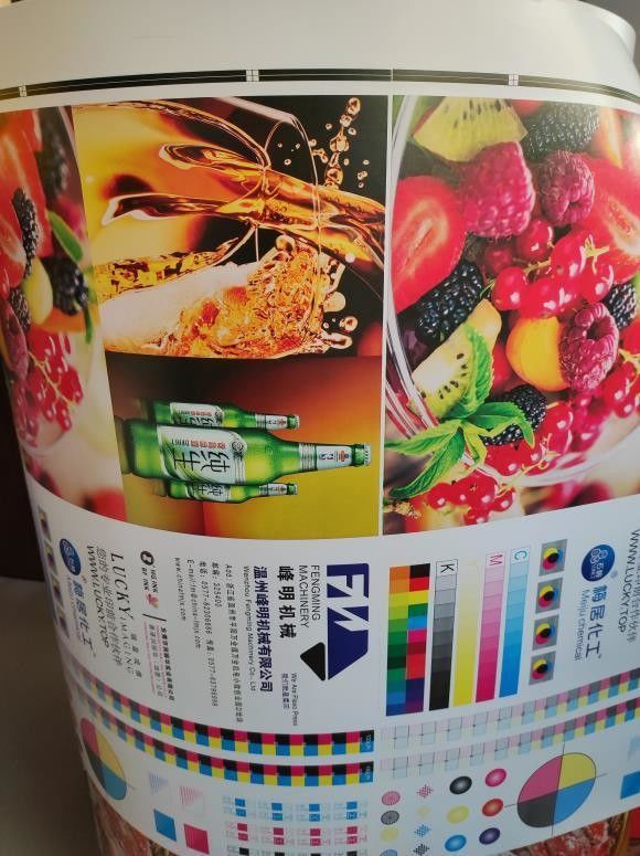 PLC Control Flexo Printing Machine with Die-Cutting Repeat 286-1200mm and High Efficienc