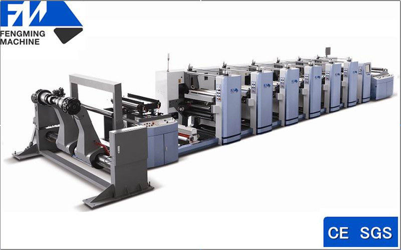 Max. 1830mm High Speed Flexo Printing Machine for Paper Carton 150m/mim Printing Speed