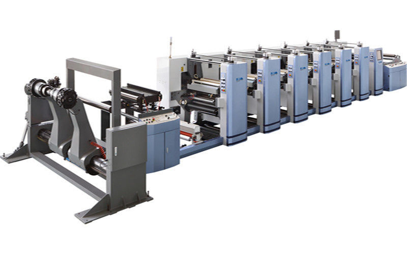 Max. Die-Cutting Width 900mm 8 Color Flexo Printing Machine with Printing Repeat 286-1200mm