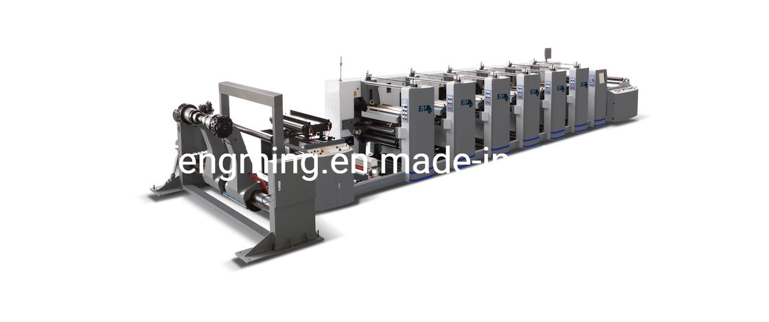 Speed 150m/mim Printing Speed Flexographic Printing Machine with Unit Type Structure