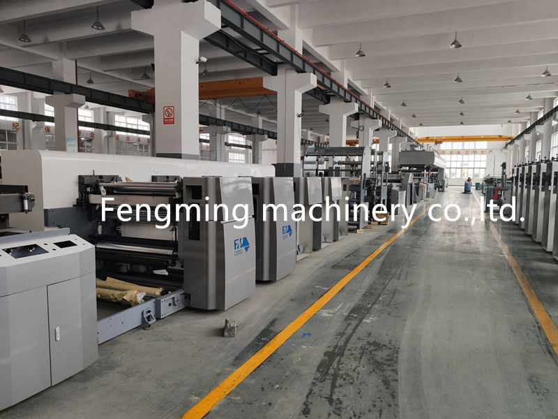 Single Faced Printing Unit Type 6 Colors Flexographic Machine for Paper Plate Varnishing