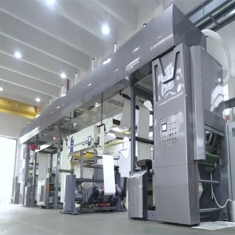 High Speed Wide Web Paper Cup Box Flexographic Printing Machine With Air Doctor Coater