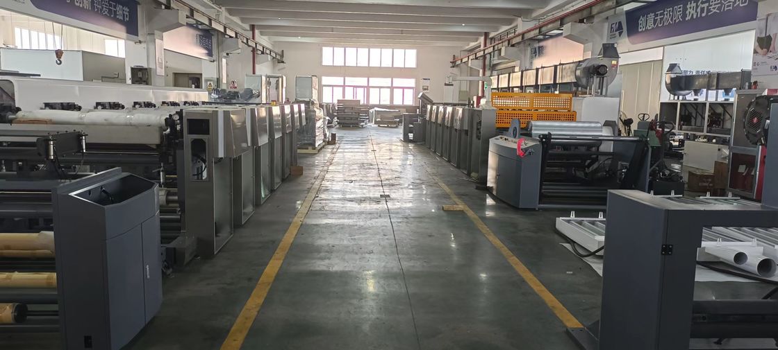 Auto Paper Roll to roll Flexo Press Machine with anilox and cycliner wth quickly change structure