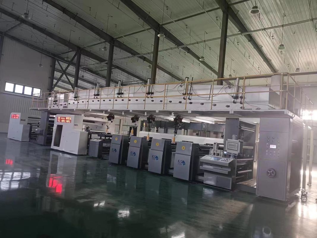 Max.Mechanical Speed 150m/min Flexo Printing Unit for Big Rewinder Diameter 1524mm