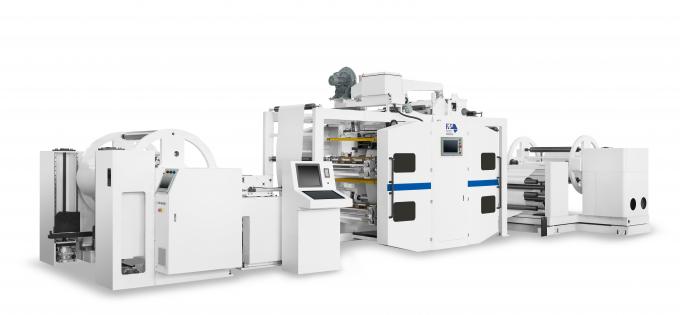 High Speed Cascading Printing Machine With Servo Motor Driven Anilox Roller 0