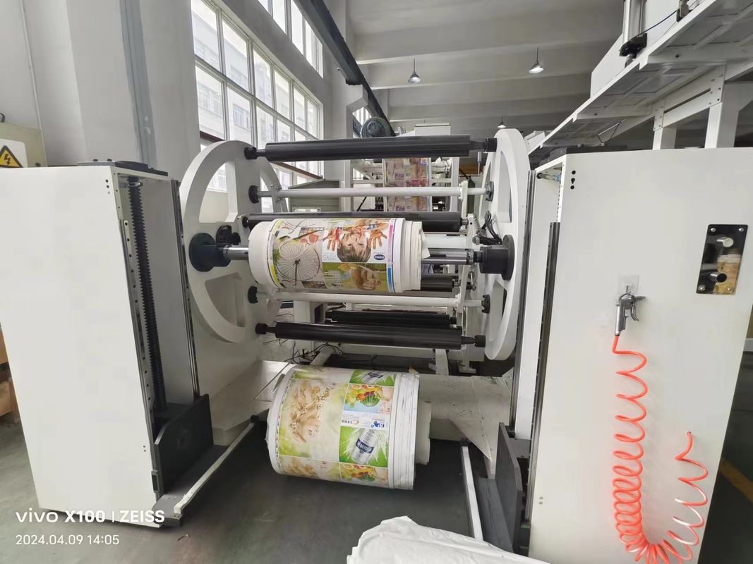 Vertical Type Cascading Flexographic Printing Machine For Paper Non Woven Materials