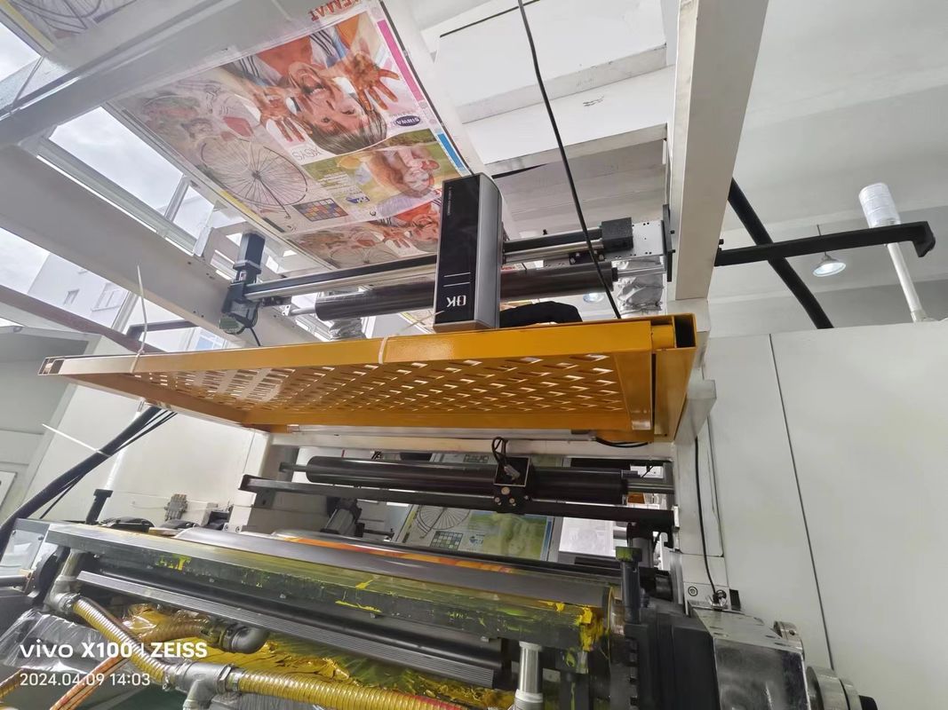 Vertical Type Cascading Flexographic Printing Machine For Paper Non Woven Materials