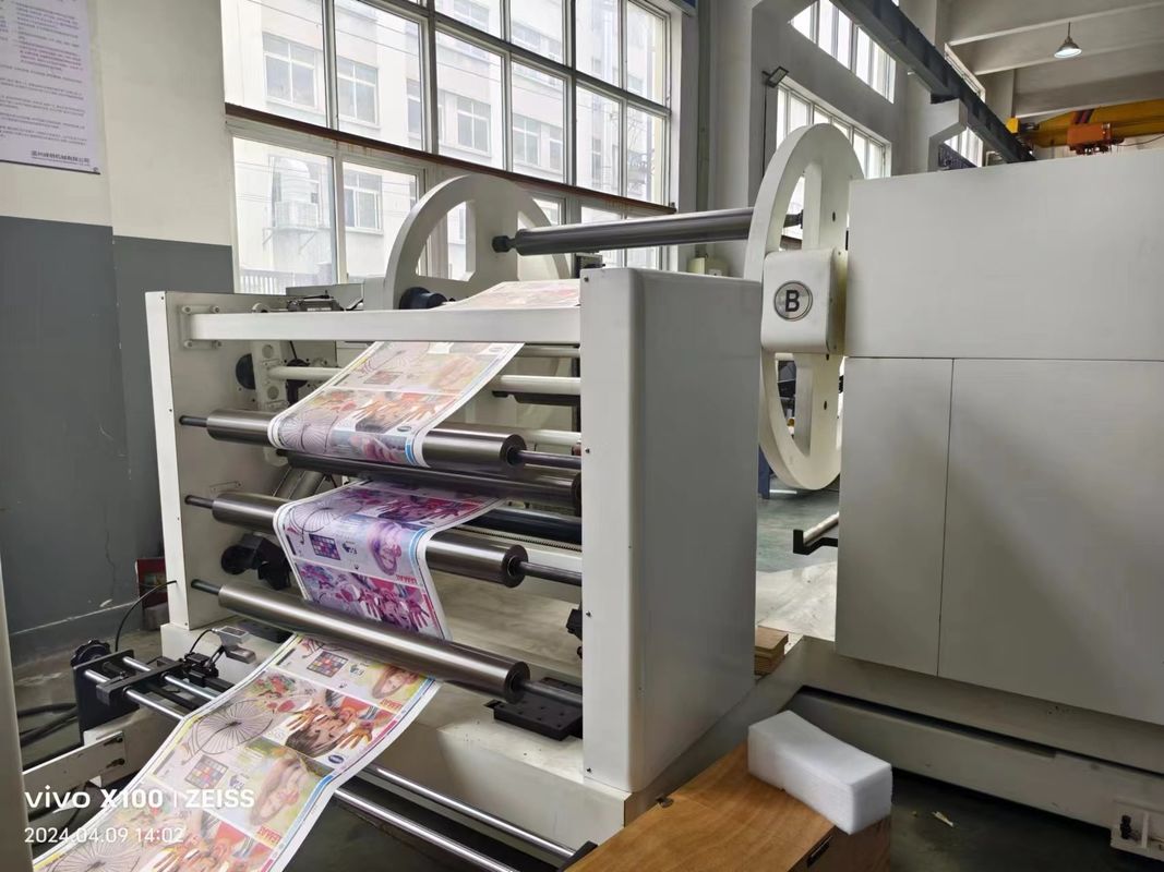 Vertical Type Cascading Flexographic Printing Machine For Paper Non Woven Materials