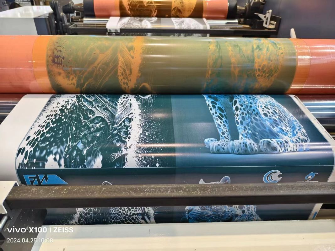 Sleeve Type Flexo Printing Machine for One-Step Printing Drying and Rewinding Process