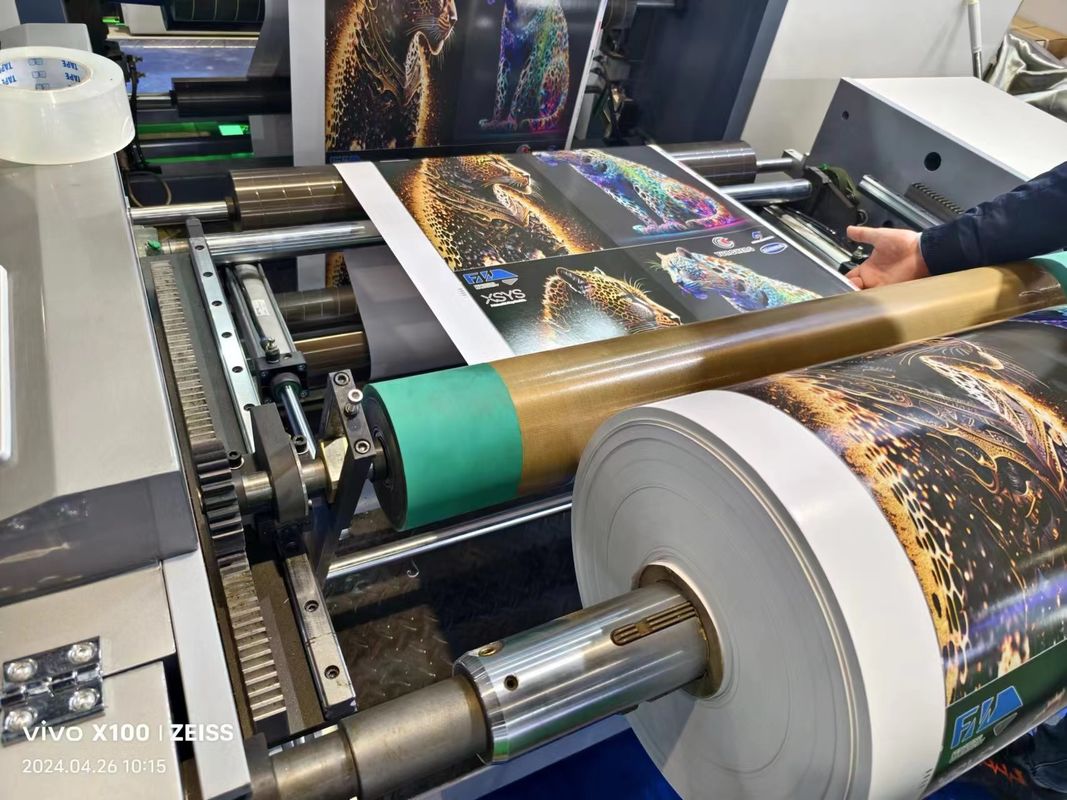 Sleeve Type High Speed Flexo Printing Machine with Servo Drive System and IR Dryer