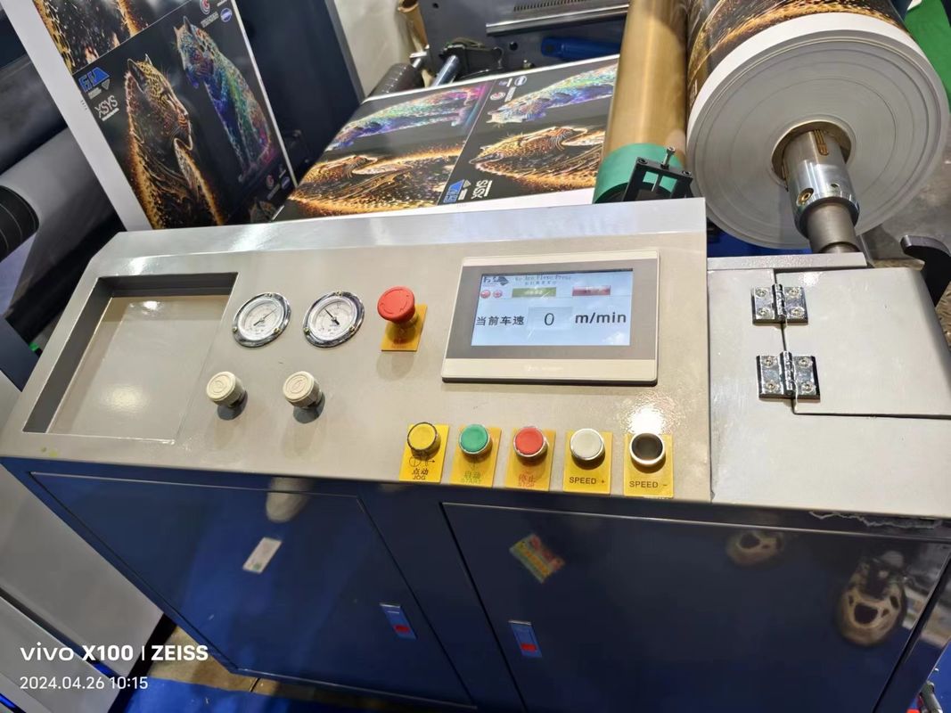Sleeve Type Flexo Printing Machine for Paper Bag and Box with Max. Web Width of 650mm
