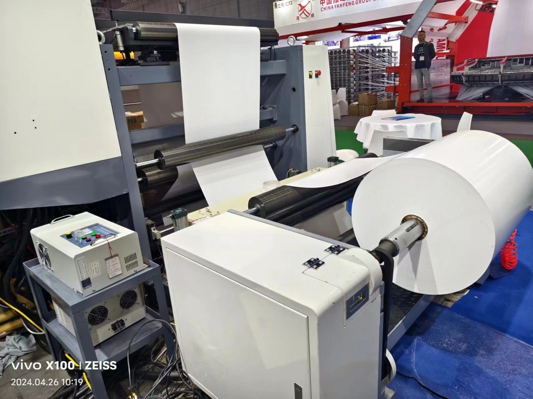 IR Dryer and Web Guide System Included in Sleeve Type Flexo Printing Machine