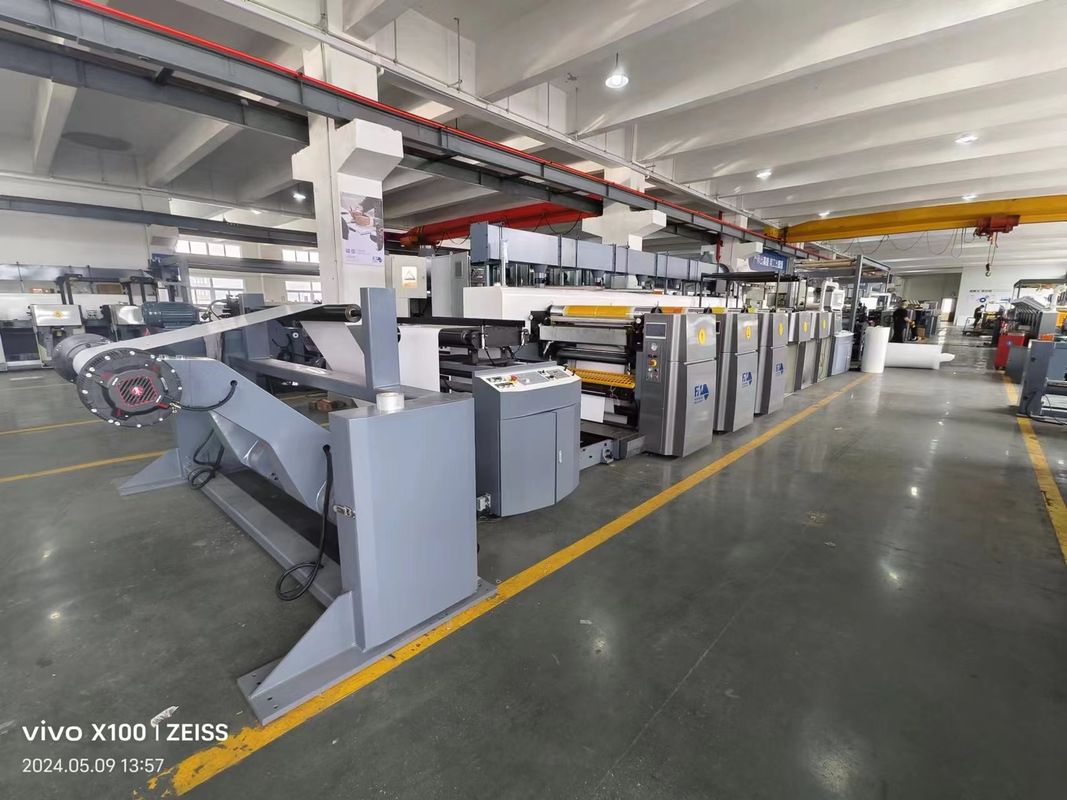 Unit Type Flexo Printing Machine with Automatic Register Position Memory Function