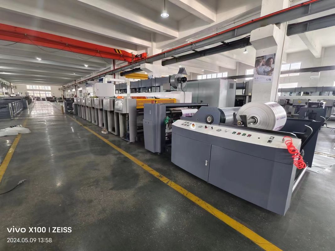 Unit Type Flexo Printing Machine with Automatic Register Position Memory Function