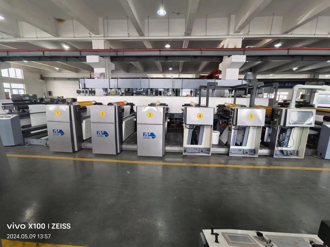 Customized Request Unit Type Flexo Printing Machine for Time and Material Saving