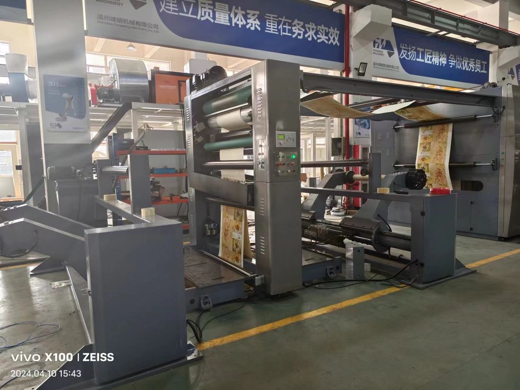 Customized Request Unit Type Flexo Printing Machine for Time and Material Saving