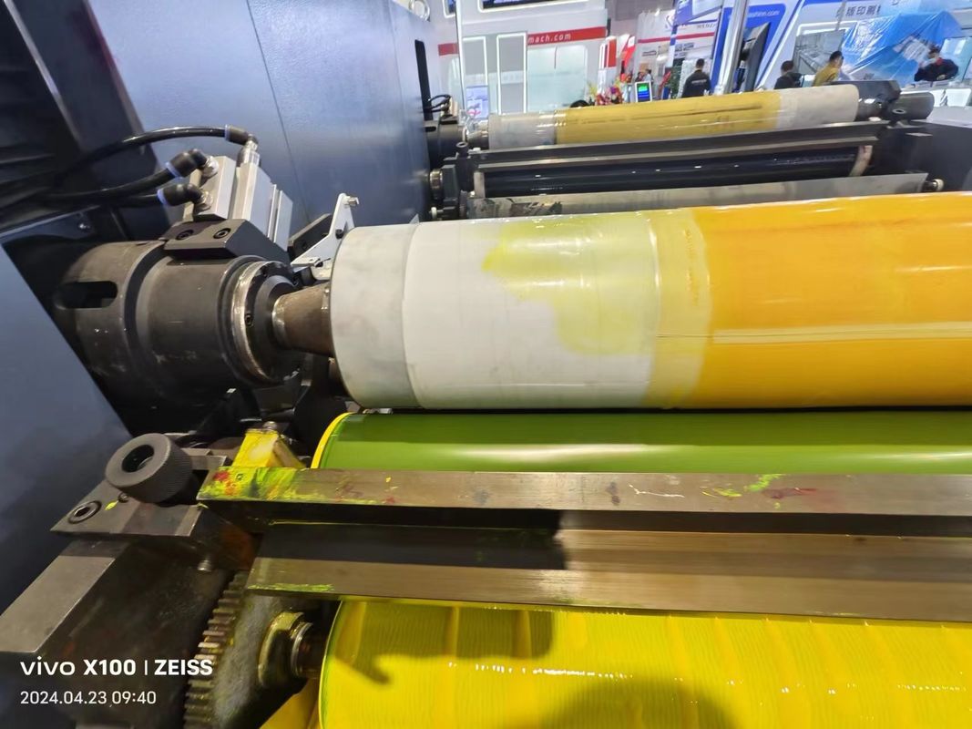 Unit Type Two 4 6 Colour Flexo Printer Label Flexographic Printing Machine