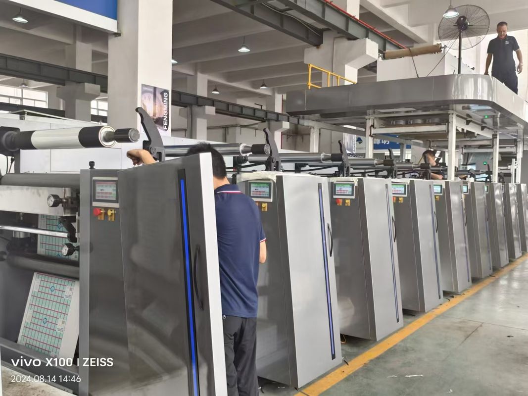 Paper Cup Fan Printing Machine 10 Color Flexo Plate Making Flexo Printing Machine Flexographic Printers