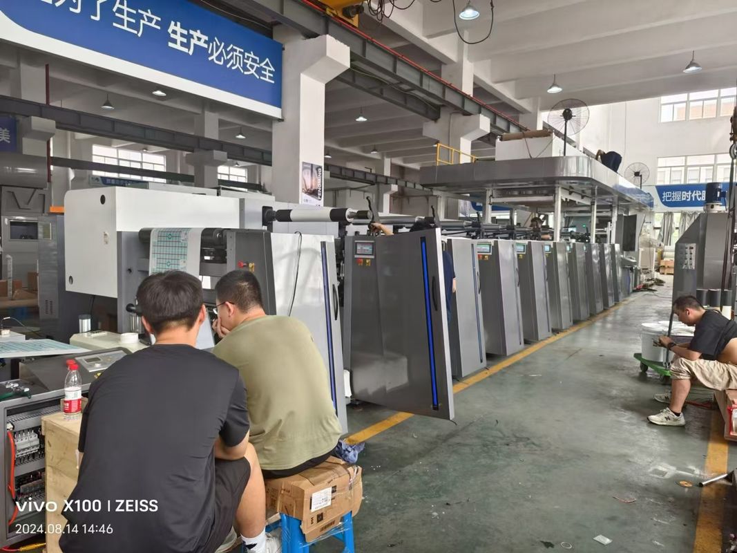 automatic Flexo Printing Machine Plastic Film and Paper label unit type flexo printing machine Colors