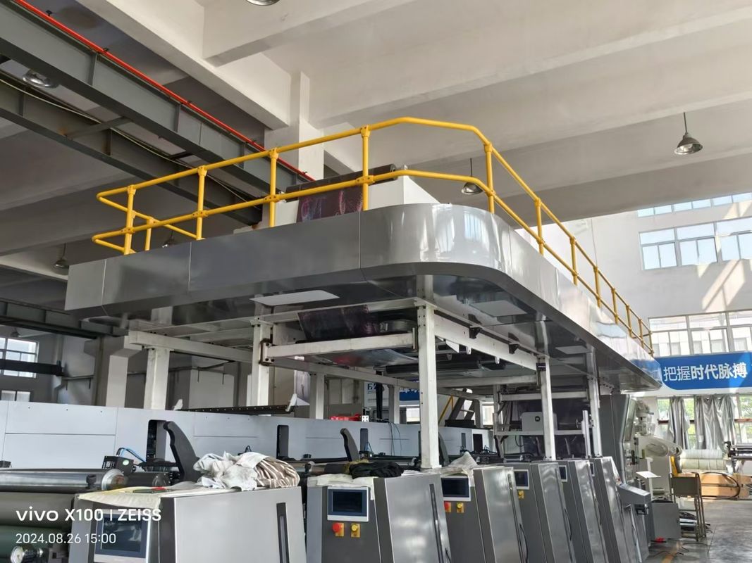 Automatic Multicolor Flexographic Printer Non Stop 10 Plate Type For Paper Bag New Condition With 10 Colors