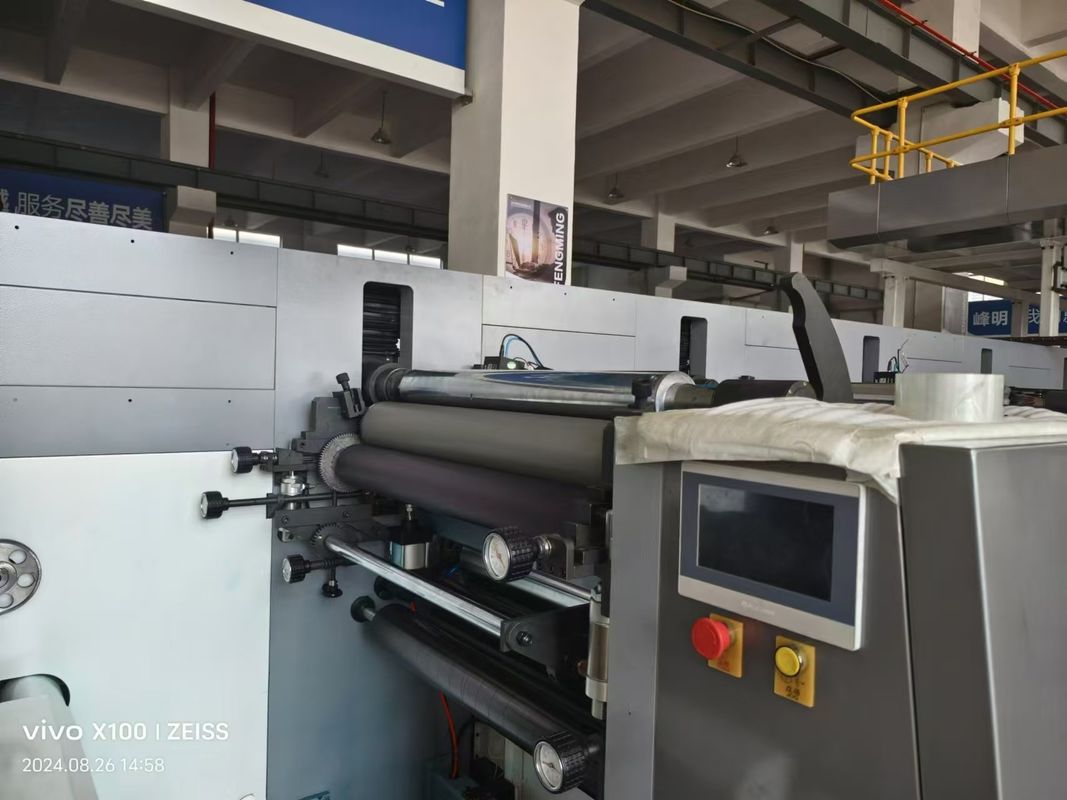 Automatic Multicolor Flexographic Printer Non Stop 10 Plate Type For Paper Bag New Condition With 10 Colors