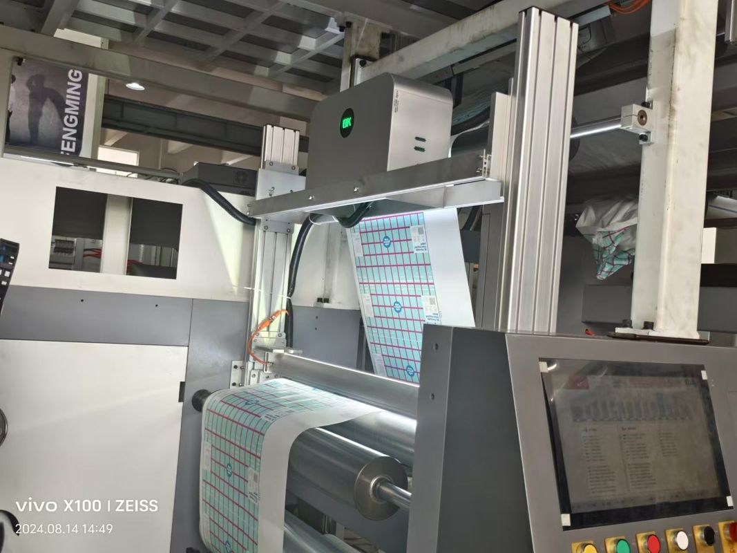 automatic Flexo Printing Machine Plastic Film and Paper label unit type flexo printing machine Colors