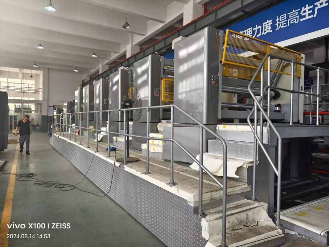 Max Repeat Printing Length Of 2500mm For No Print Plate Type Flexo Printing Machine