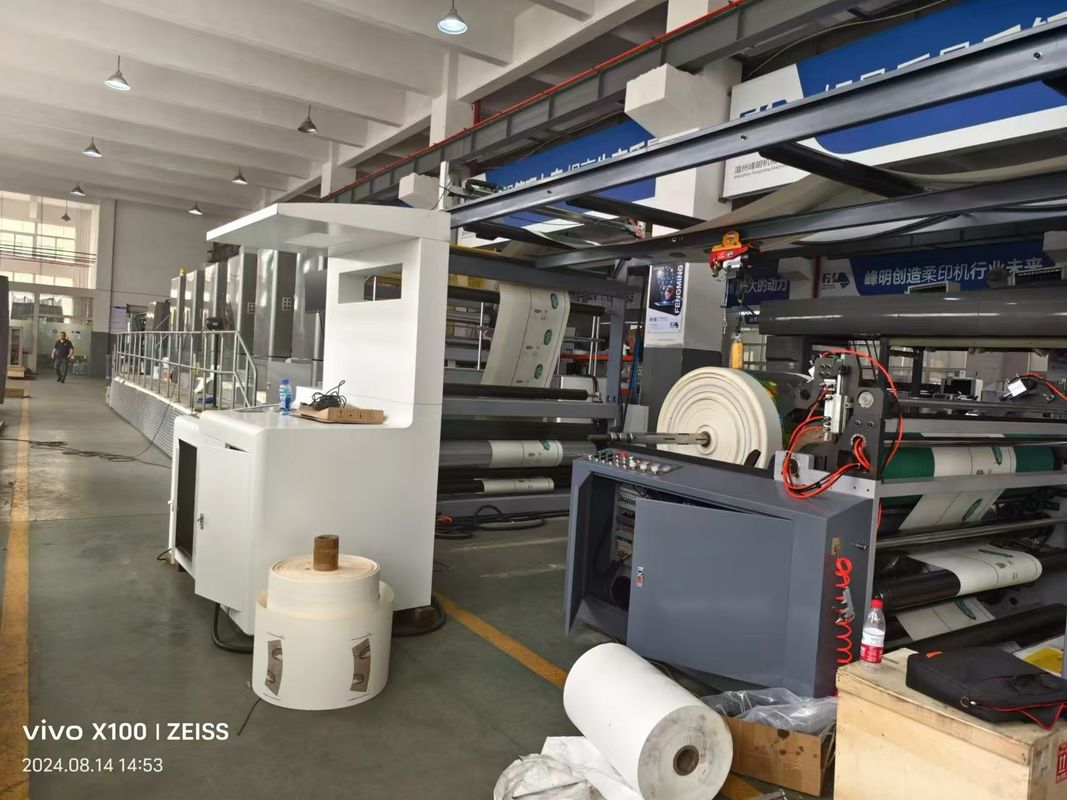 Max Repeat Printing Length Of 2500mm For No Print Plate Type Flexo Printing Machine