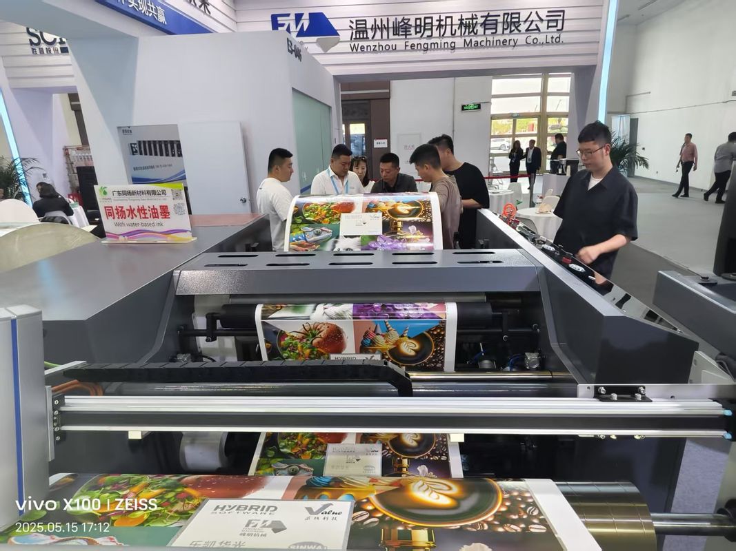 Automatic High Quality Roll to Roll Petal Type Full Servo Model Flexo in Line Printing Machine