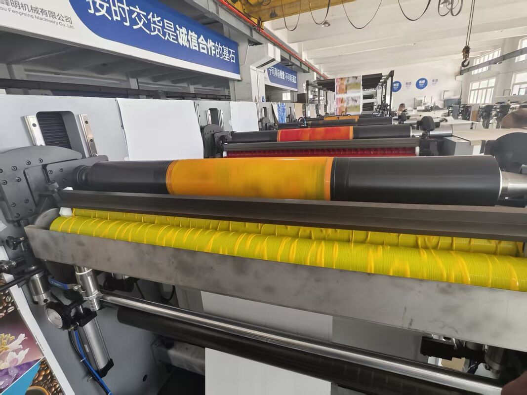 high lines anilox roller sleeve printing plate roller flexo printing machine paper cup printing machine