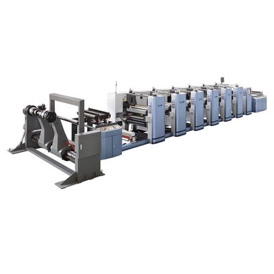 Coated Paper Flexo Printing Machine with servo motor