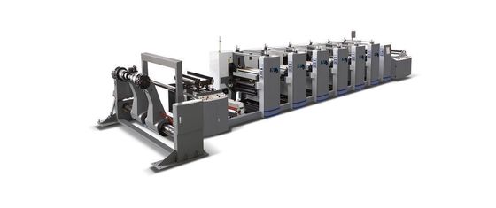 Single Faced Printing Unit Type 6 Colors Flexographic Machine for Paper Plate Varnishing