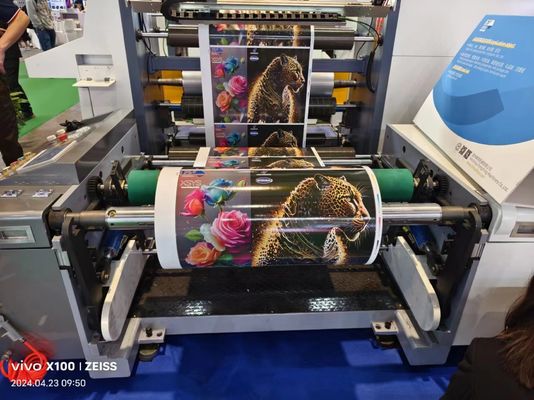 Top-Grade Adhesive Label Printing with Sleeve Type Flexo Printing Machine